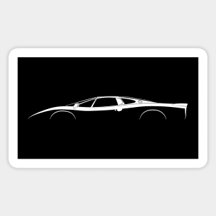 Jaguar XJ220 Silhouette Sticker